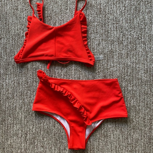 Red Swimsuit - Picture 1 of 2